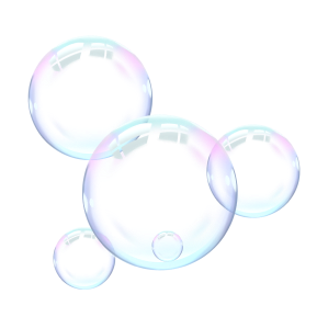 decorative bubble shape